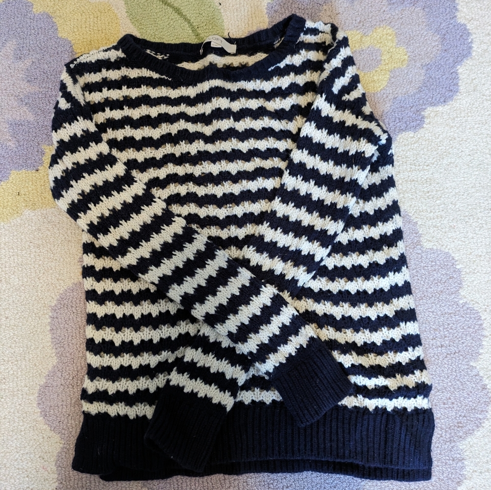 Loft nautical striped sweater